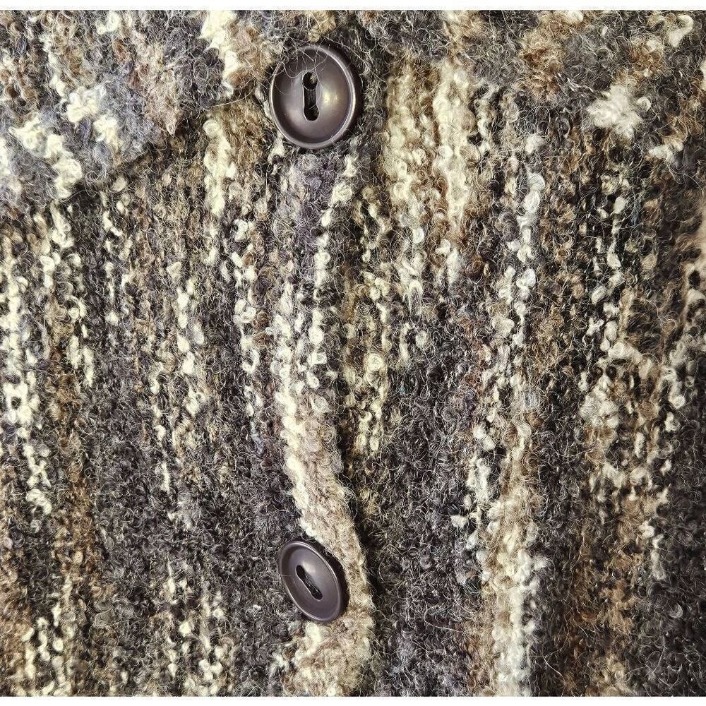 Vertigo Paris Dolman Sleeve Collared Cardigan Marled Charcoal Small/Medi… - Picture 5 of 8